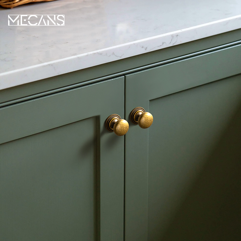 MECANS Antique Brass Cabinet K - огляд і ціна Furniture Hardware With Backplate