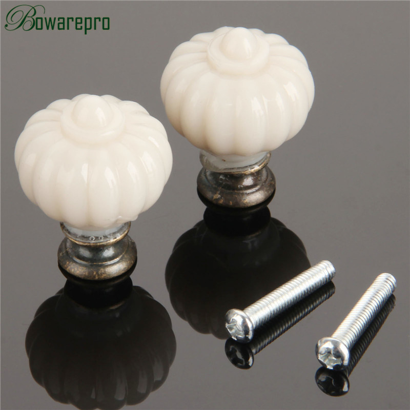 1Pc Acrylic Ivory White Pumpki - огляд і ціна Furniture Hardware Handles