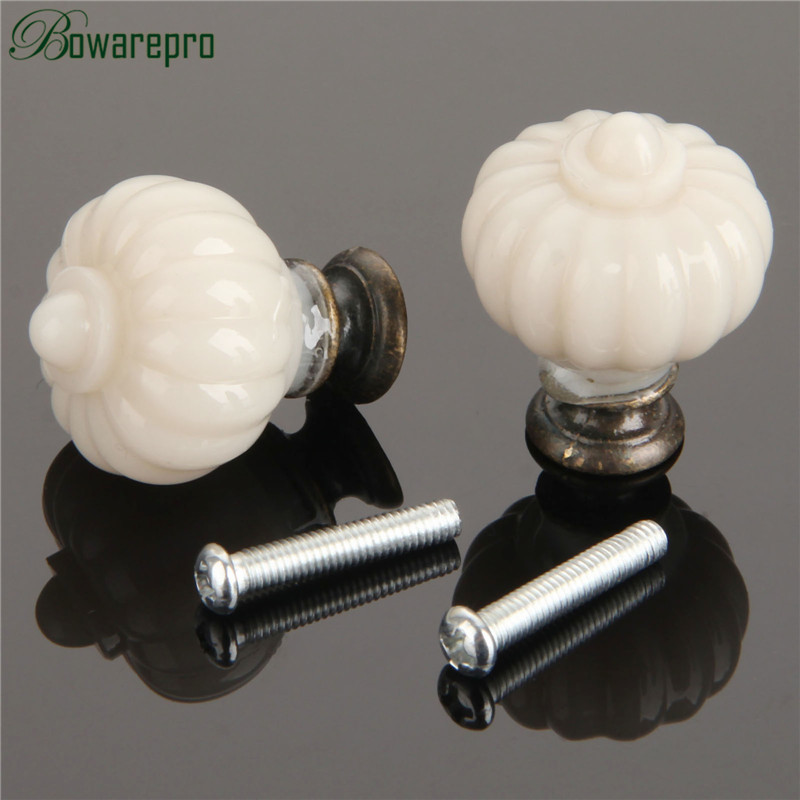 1Pc Acrylic Ivory White Pumpki - огляд і ціна Furniture Hardware Handles