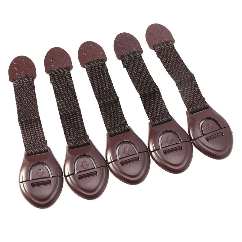 5pcs/lot Brown Cabinet Safety  - огляд і ціна Furniture Hardware Bolts