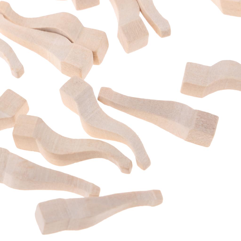 1 12 Dollhouse Miniature Woode - огляд і ціна Furniture Leg Set