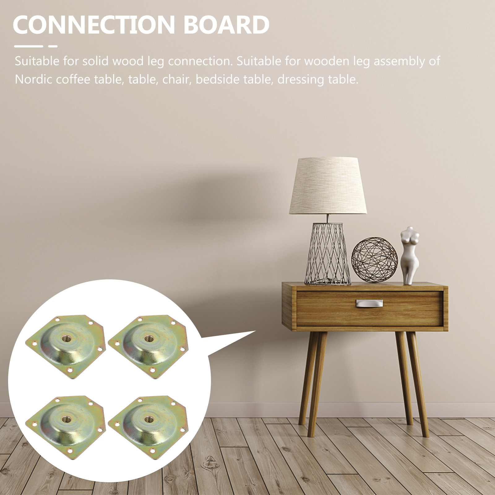 4Pcs Furniture Nut Set 12 Degr - огляд і ціна Furniture Leg Set