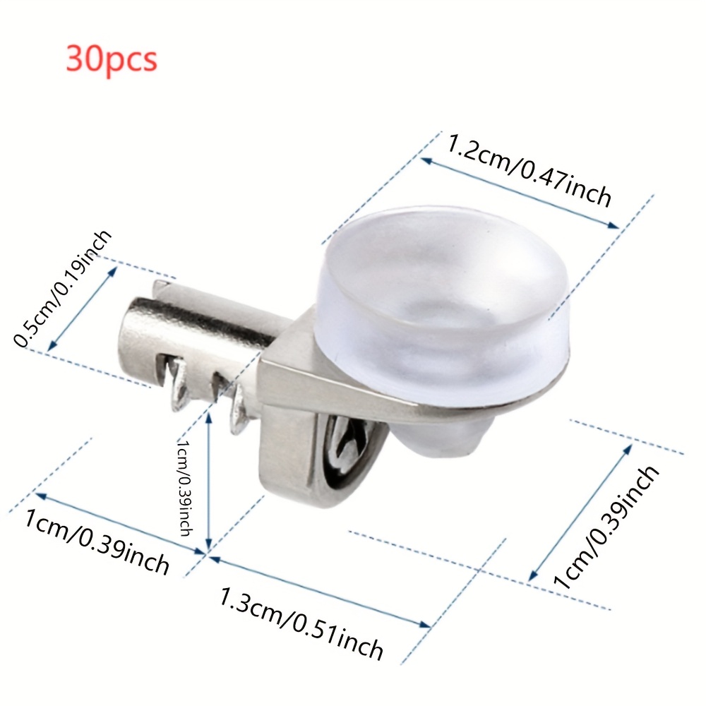 22/30Pcs Shelf Pegs 5mm Shelf  - огляд і ціна Shelf Peg Support