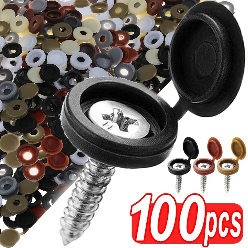 Hinged Plastic Screw Cap Cover - огляд і ціна Furniture Hardware Bolts