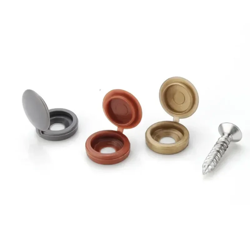 Hinged Plastic Screw Cap Cover - огляд і ціна Furniture Hardware Bolts