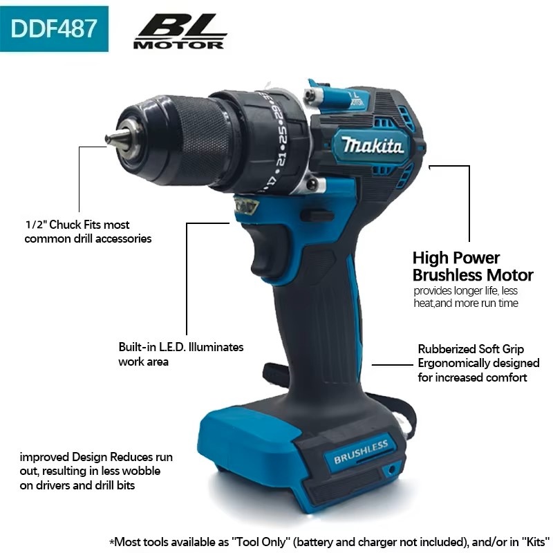 Makita 18V LXT® Lithium-Ion DD - огляд і ціна Makita Drill Ddf484