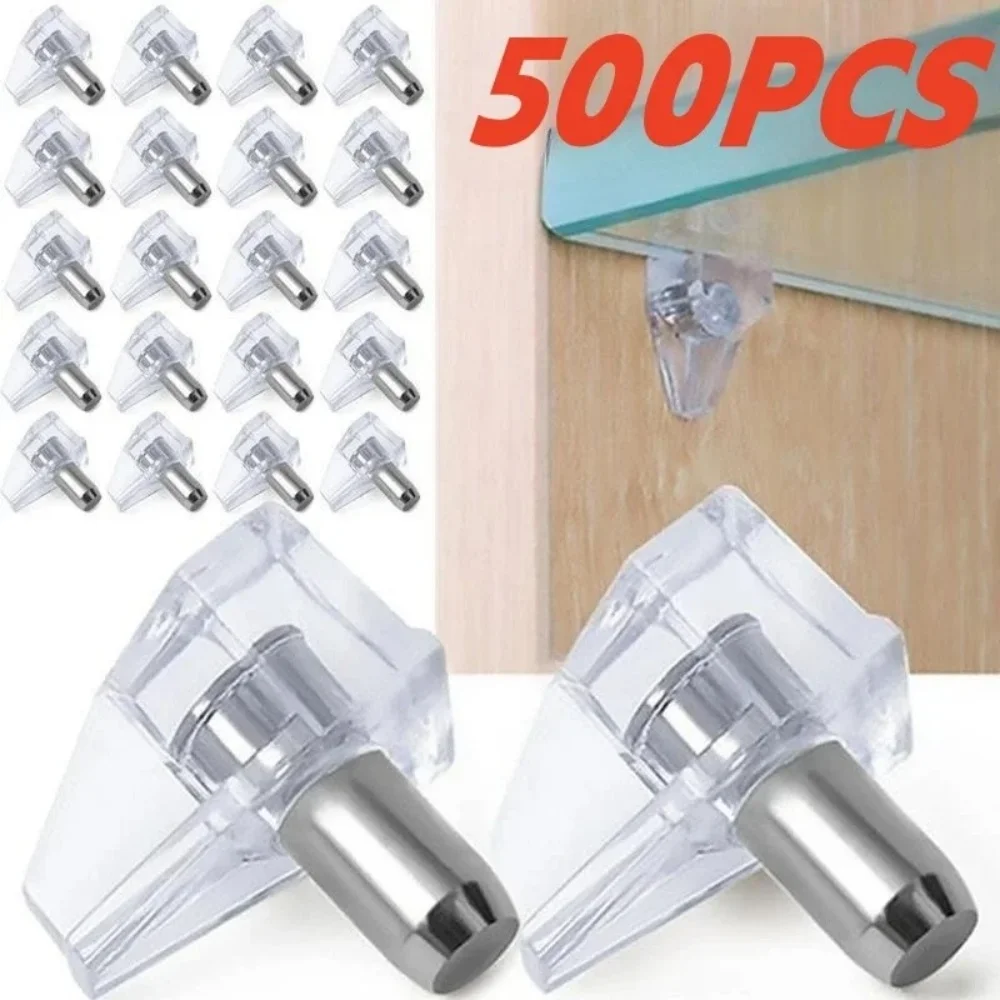 500/200/50/10PCS Transparent S - огляд і ціна Shelf Peg Support