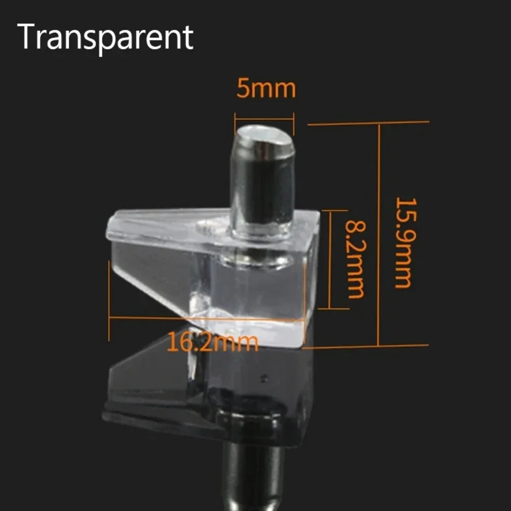 500/200/50/10PCS Transparent S - огляд і ціна Shelf Peg Support