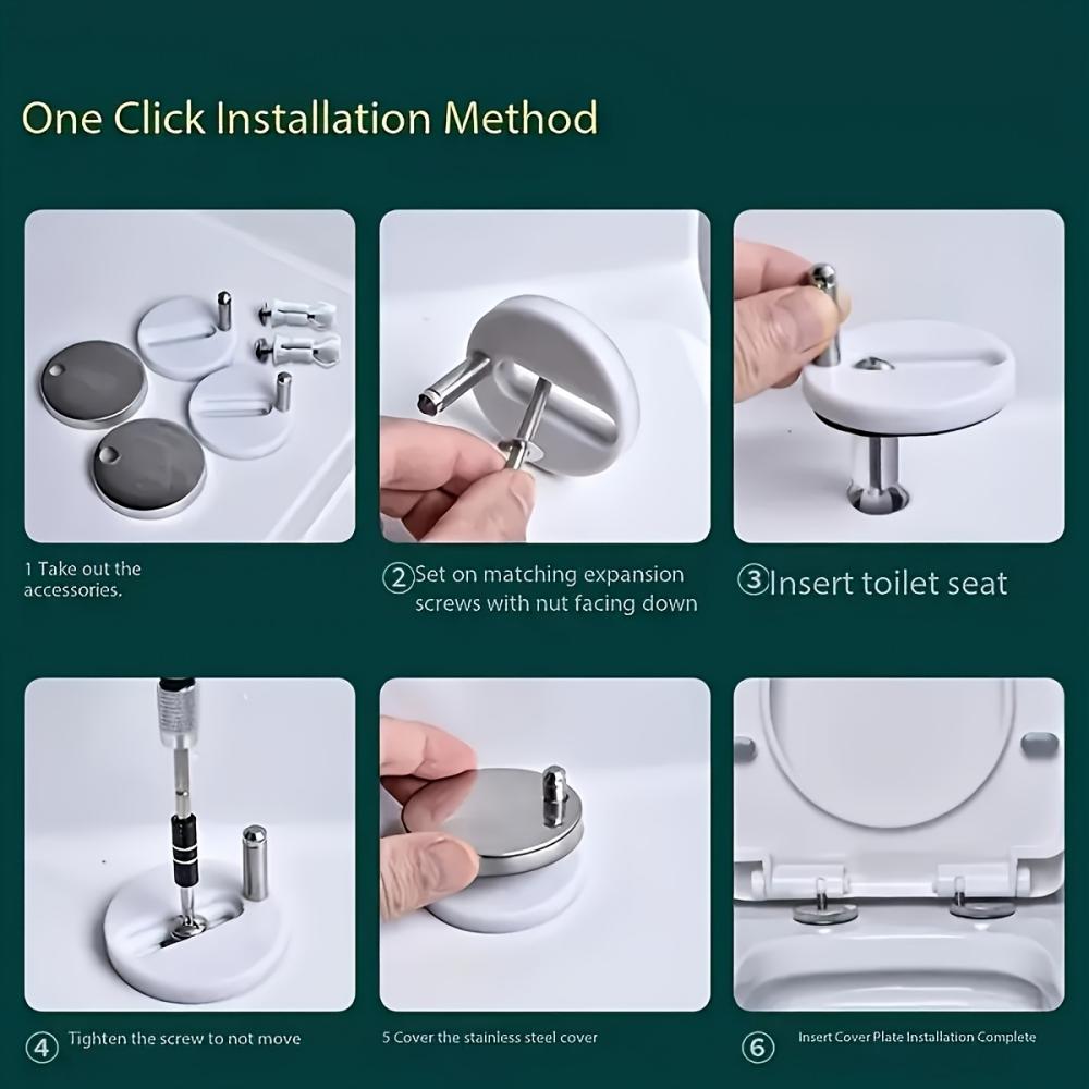 1Pair Stainless Steel Toilet S - огляд і ціна Furniture Hardware Replacement