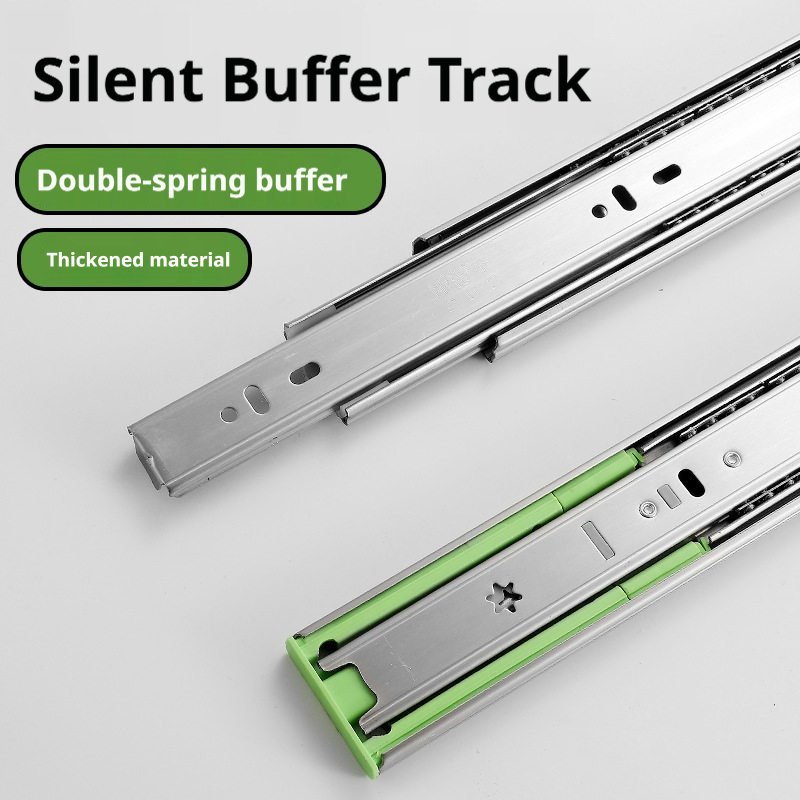 2Pcs Metal Buffer Drawer Slide - огляд і ціна Furniture Rails Hardware