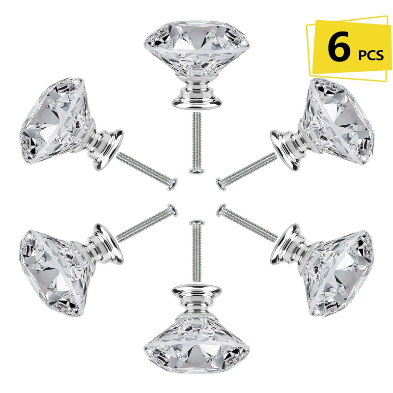 6Pcs Cabinet Knob with Screws  - огляд і ціна Furniture Hardware Bolts