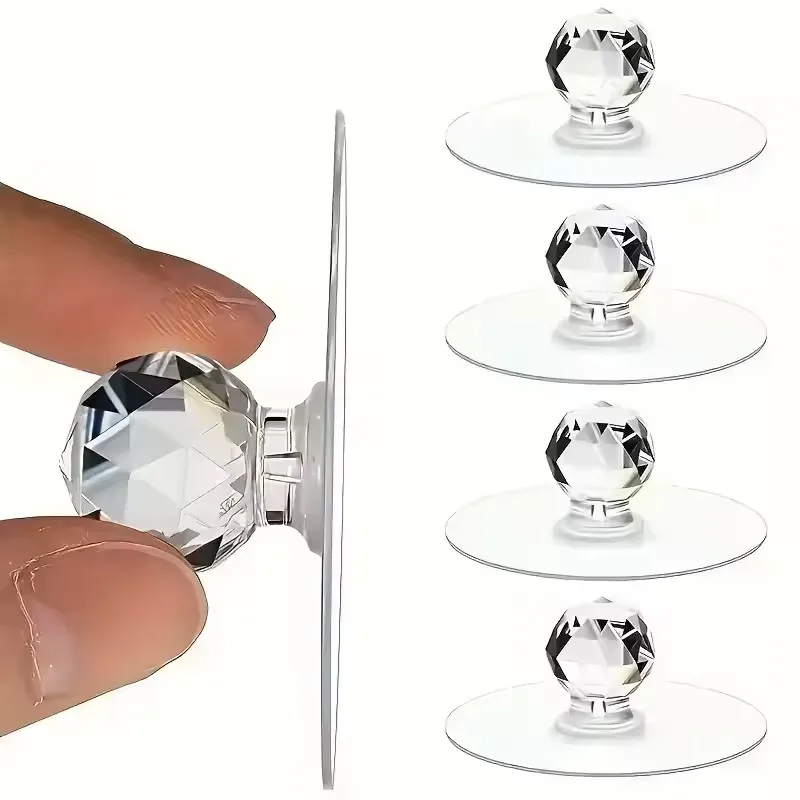 20pcs Transparent Crystal Door - огляд і ціна Furniture Hardware Handles