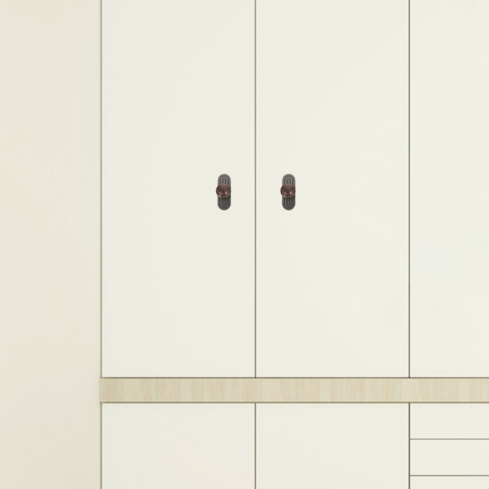 2Pcs Zinc Alloy Cabinet Pulls  - огляд і ціна Furniture Hardware With Backplate