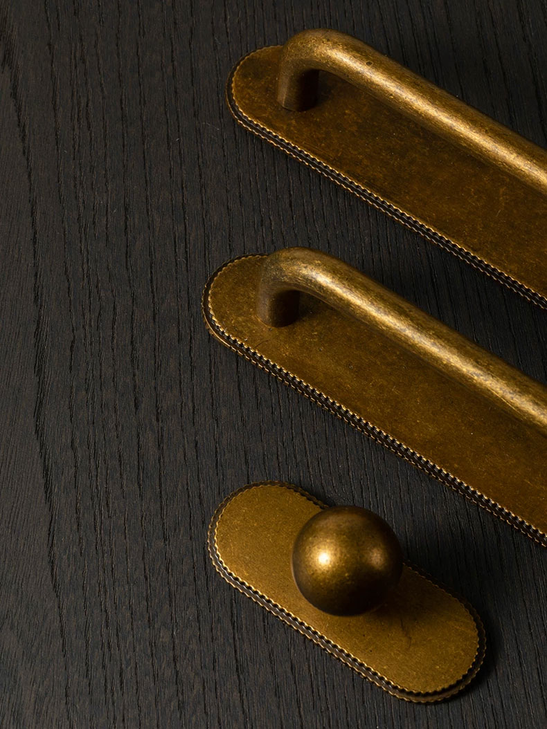 Vintage Cabinet Handles with B - огляд і ціна Furniture Hardware With Backplate